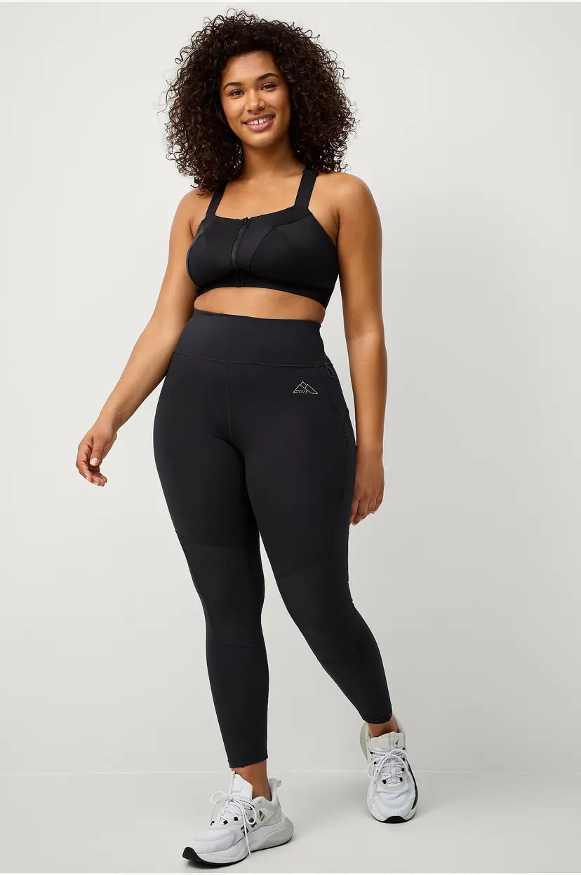 Zizzi Treningstights aCore 7/8 Tights - Svart