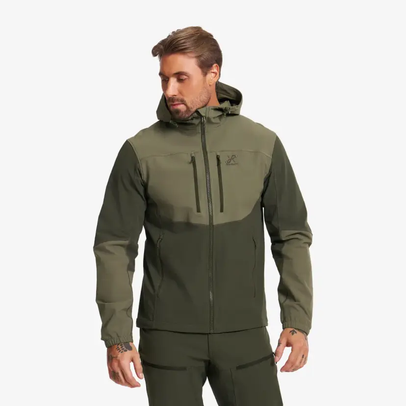 RevolutionRace Edge Stretch Jacket Herre Forest Night/Kalamata