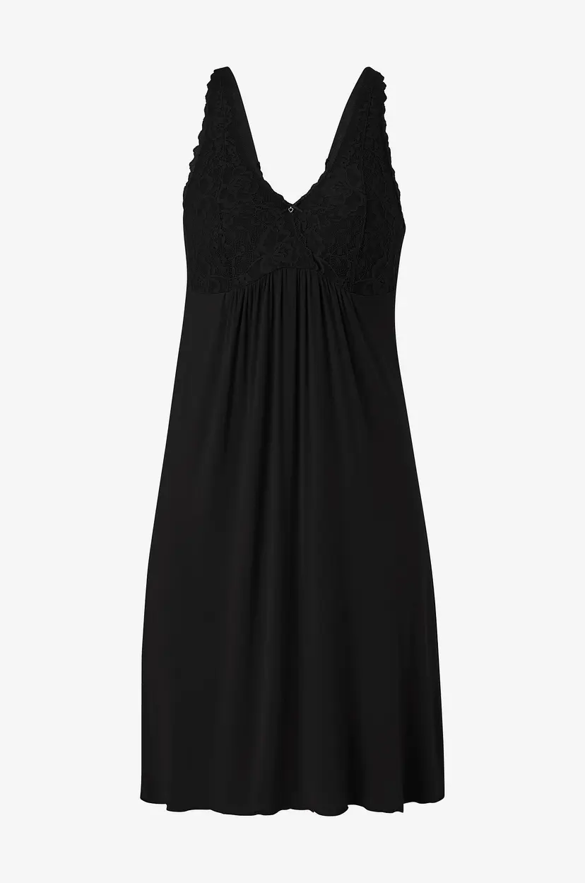 Damella Nattkjole Nightdress - Svart