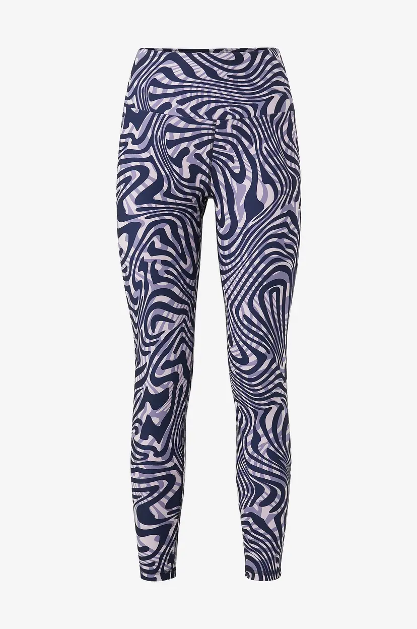 Adidas Sport Performance Treningstights Yoga Essentials Printed 7/8 Leggings - Blå