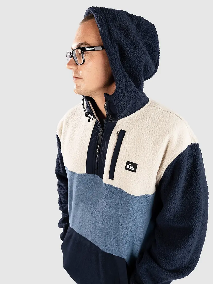Quiksilver Quiksilver Ocean View Mix Up Fleece-hettegenser blå