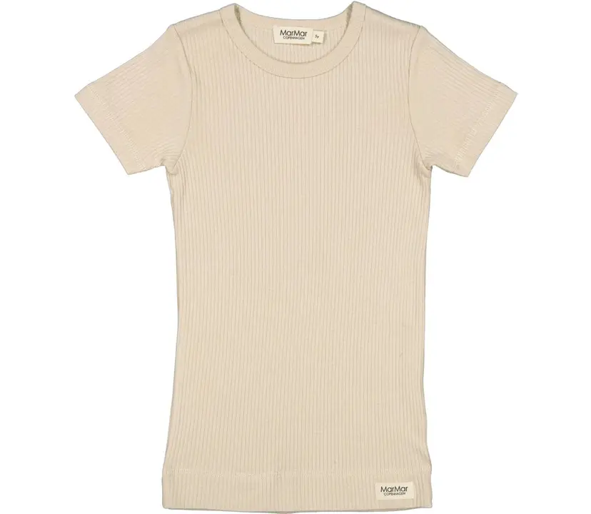 Marmar Copenhagen MarMar Plain Tee SS Modal Grey Sand (134 / 9 år)