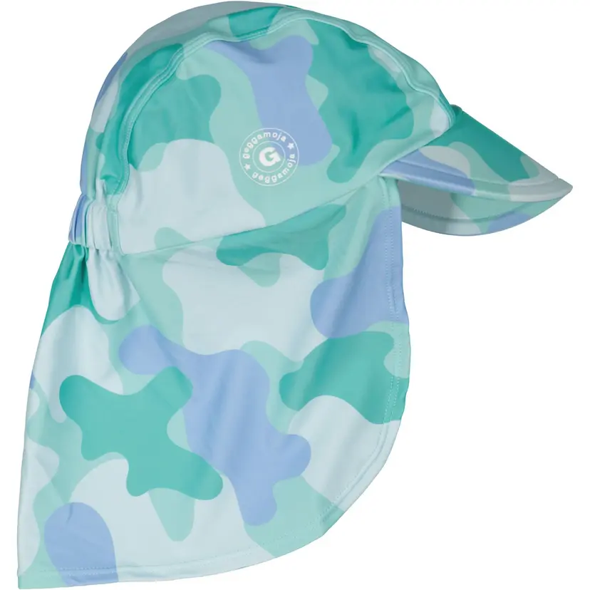 Geggamoja UV-solkeps Camo Mint - 0-4 m