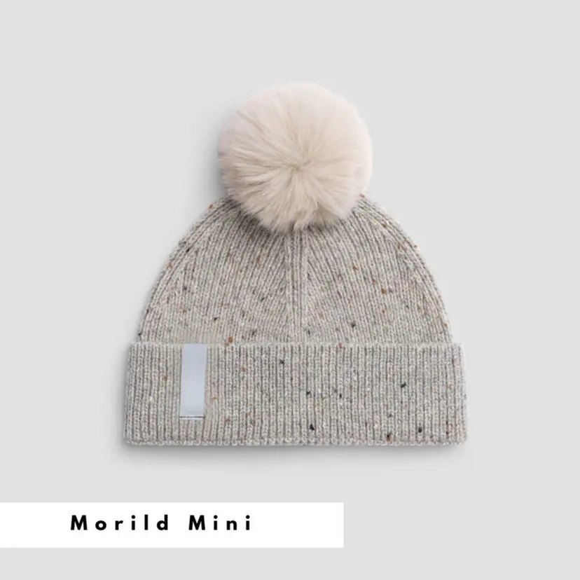 Morild Norway Morild Mini Neppy pom pom lue med refleks, grå