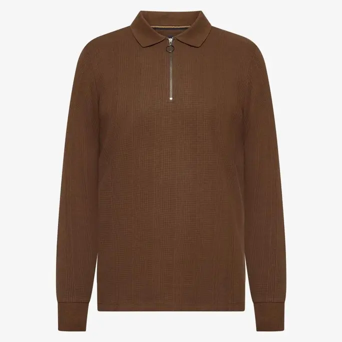 SIGNAL PittSi Structured Zip Polo
