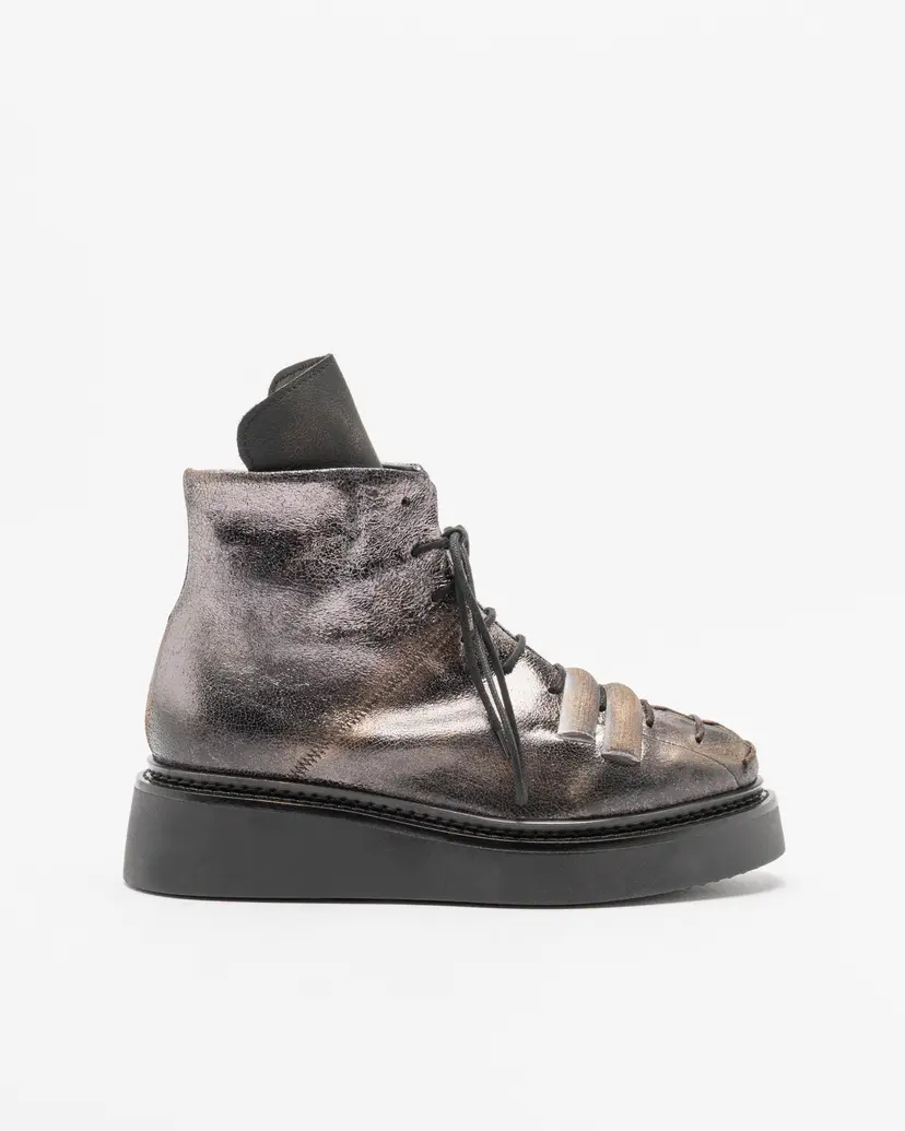 Papucei Papucei MAKO Silver Ankle Boots