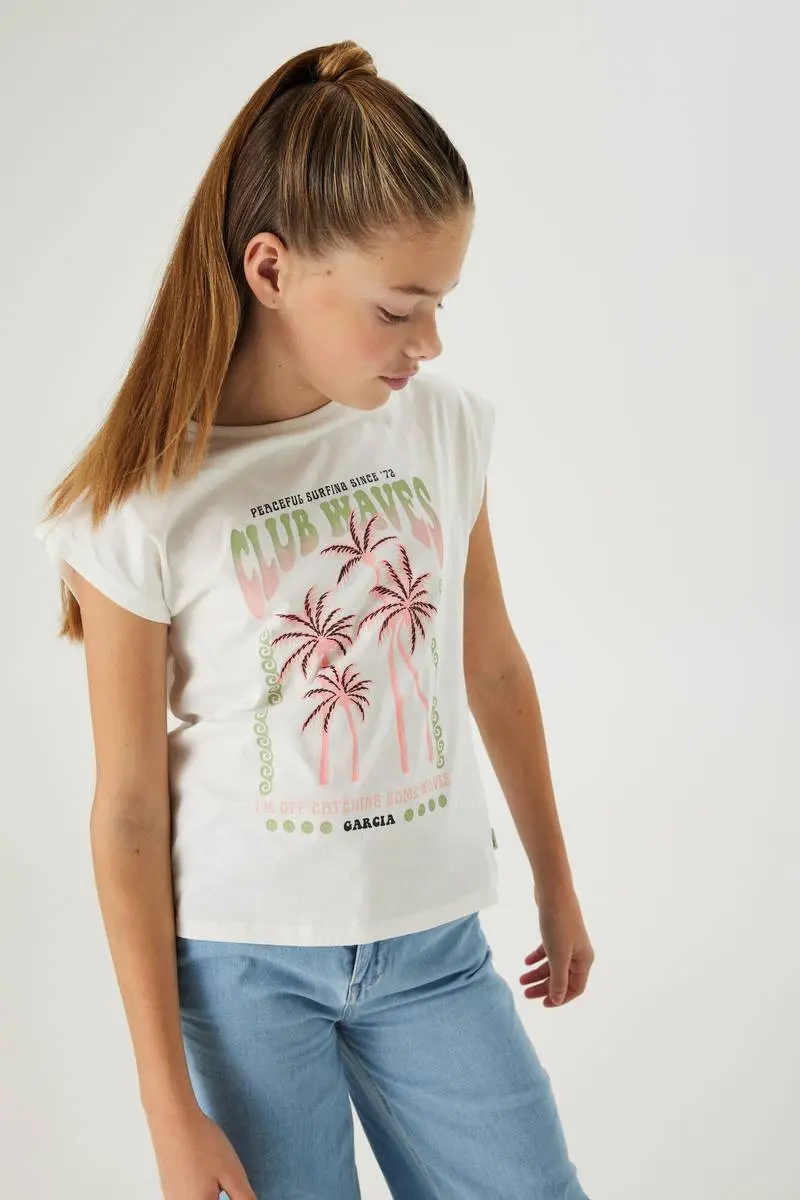Garcia Garcia T Skjorte D32401 Off White (176 /16 år)