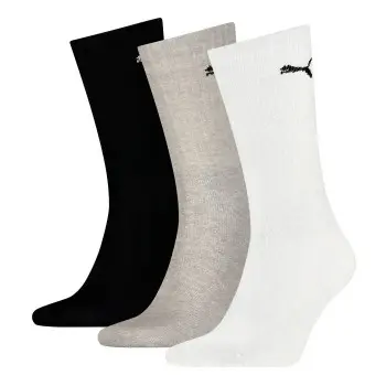 Puma Puma Strømper 3P Sport Crew Socks Grå/Svart Str 47/49