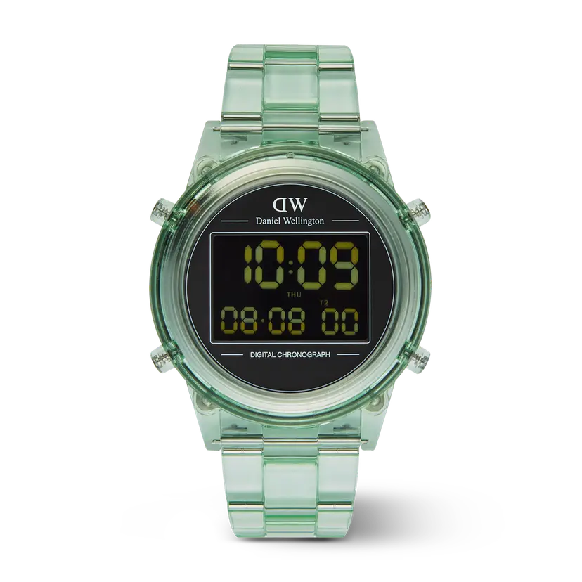 Daniel Wellington Light Green 36mm Watch Retro Digital | DW