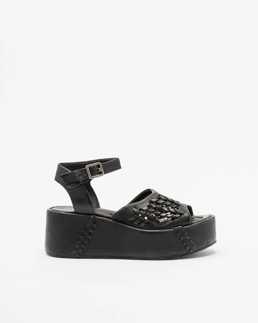 A.S.98 A.S.98 B99002 Black Platform sandals