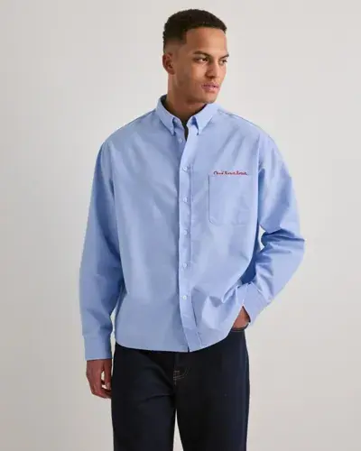 Que Sera Sera Que Sera Sera Stanley Summer Oxford Oxfordskjorter Blå