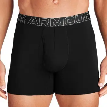 Under Armour Under Armour 6P Perfect Cotton 6in Boxer Svart Medium Herre