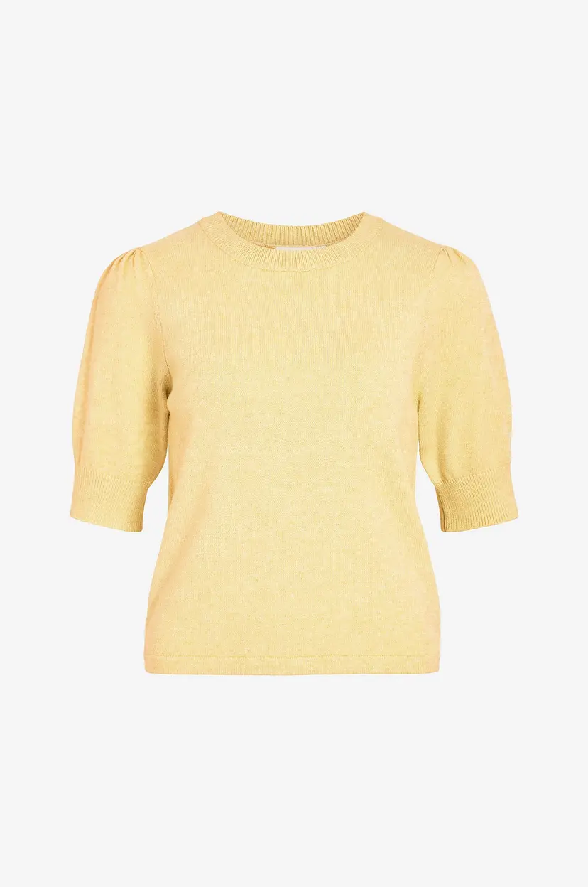 Vila Topp viRil 2/4 Sleeve O-neck - Gul