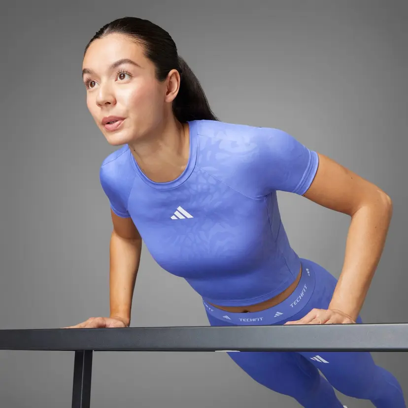 Adidas Techfit Printed T-skjorte