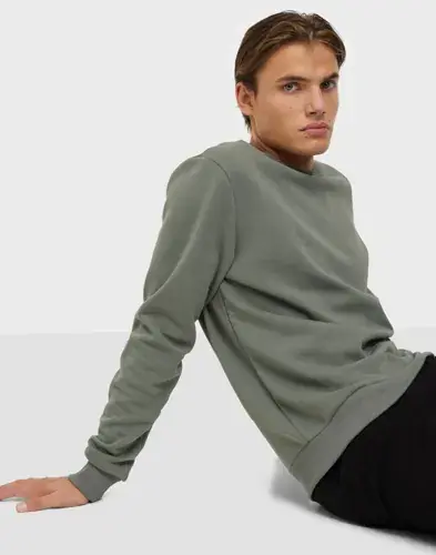 Only & Sons Only & Sons Onsceres Crew Neck Noos Collegegensere Grå