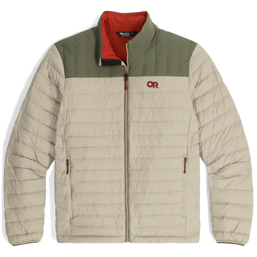 Outdoor Research Outdoor Research Men's Transcendent Down Jacket Pro Khaki/Ranger Green