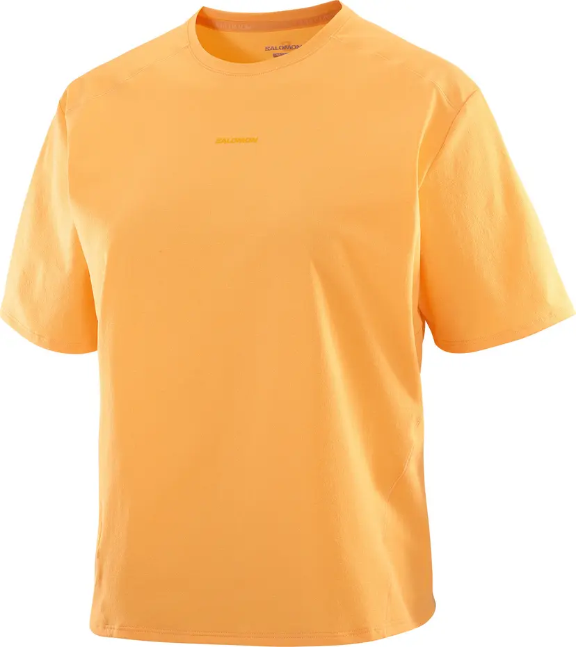 Salomon Salomon Women's Trackline Short Sleeve Tee Warm Apricot