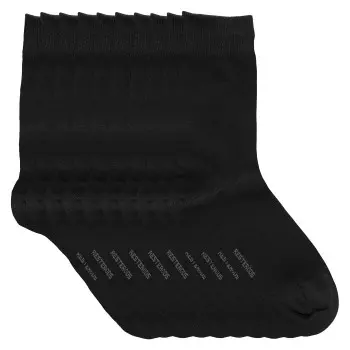 Resteröds Resteröds Strømper 10P Bamboo Crew Socks Svart Str 40/45 Herre