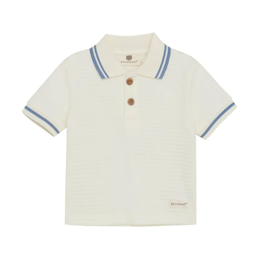 En Fant En Fant Polo SS Egret (68 / 6 mnd)