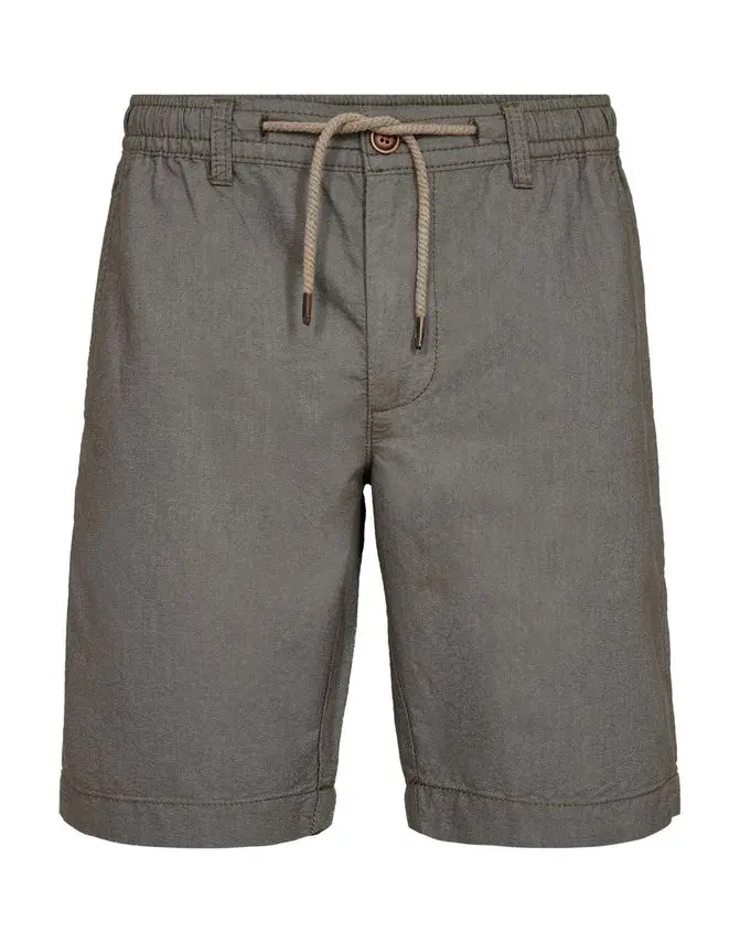 Black Blue Mens oxford shorts regular fit
