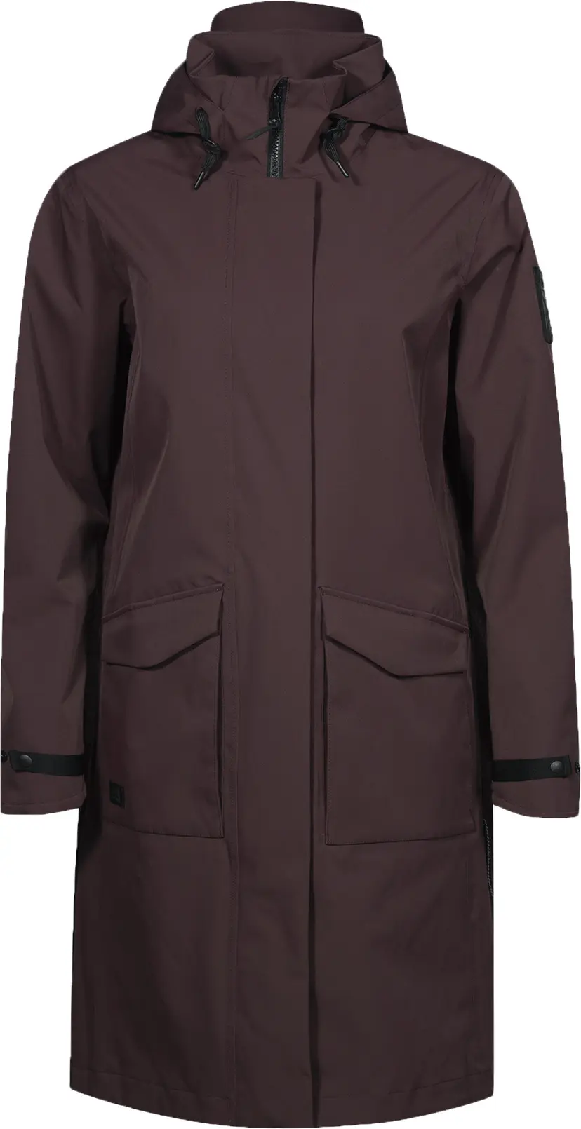 Halti Halti Women's Tokoi II Dx Parka Fudge Maroon Red