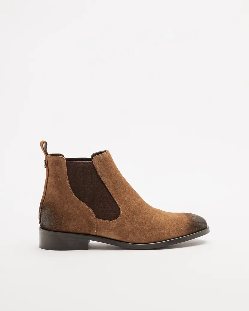PROF PROF P-117 Camel Chelsea Ankle boots