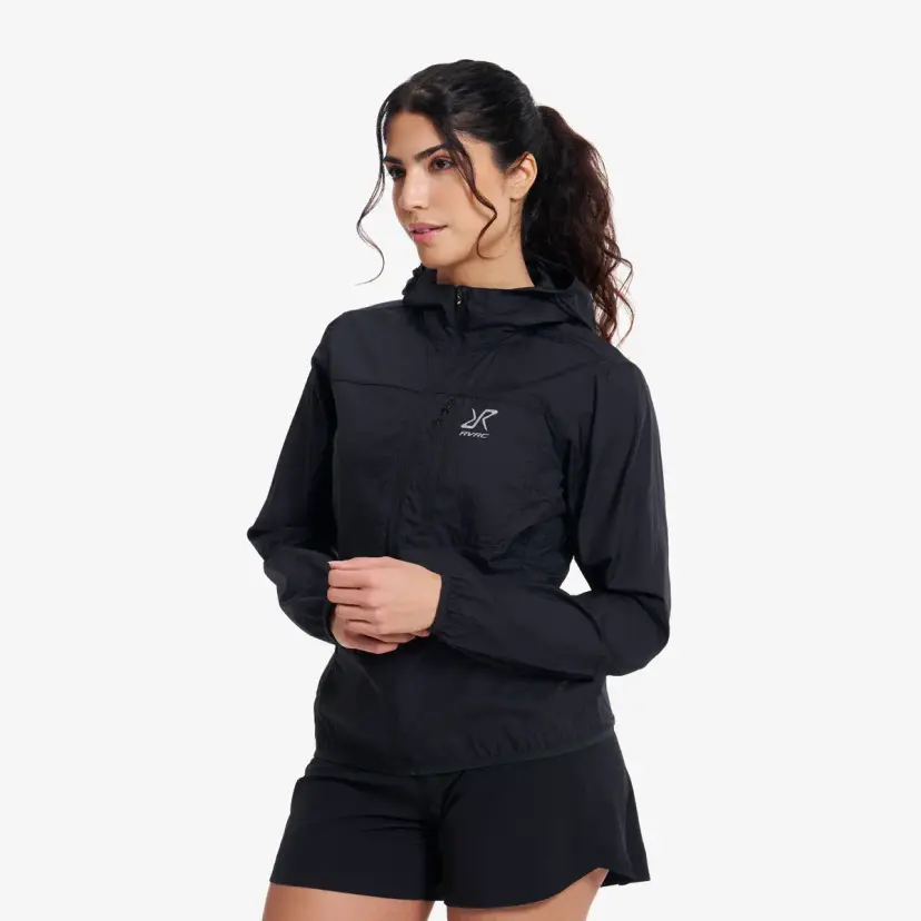 RevolutionRace Speed Hooded Windbreaker Dame Black