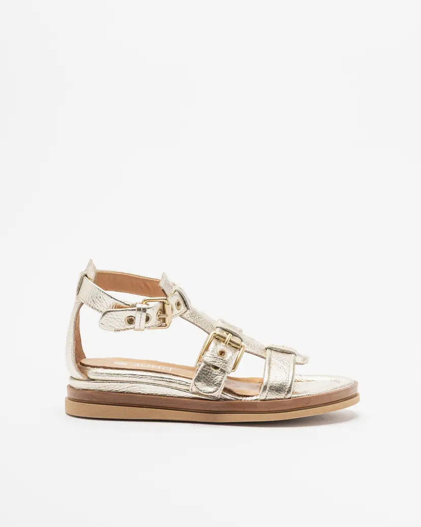 PROF PROF N14006 Golden Sandals