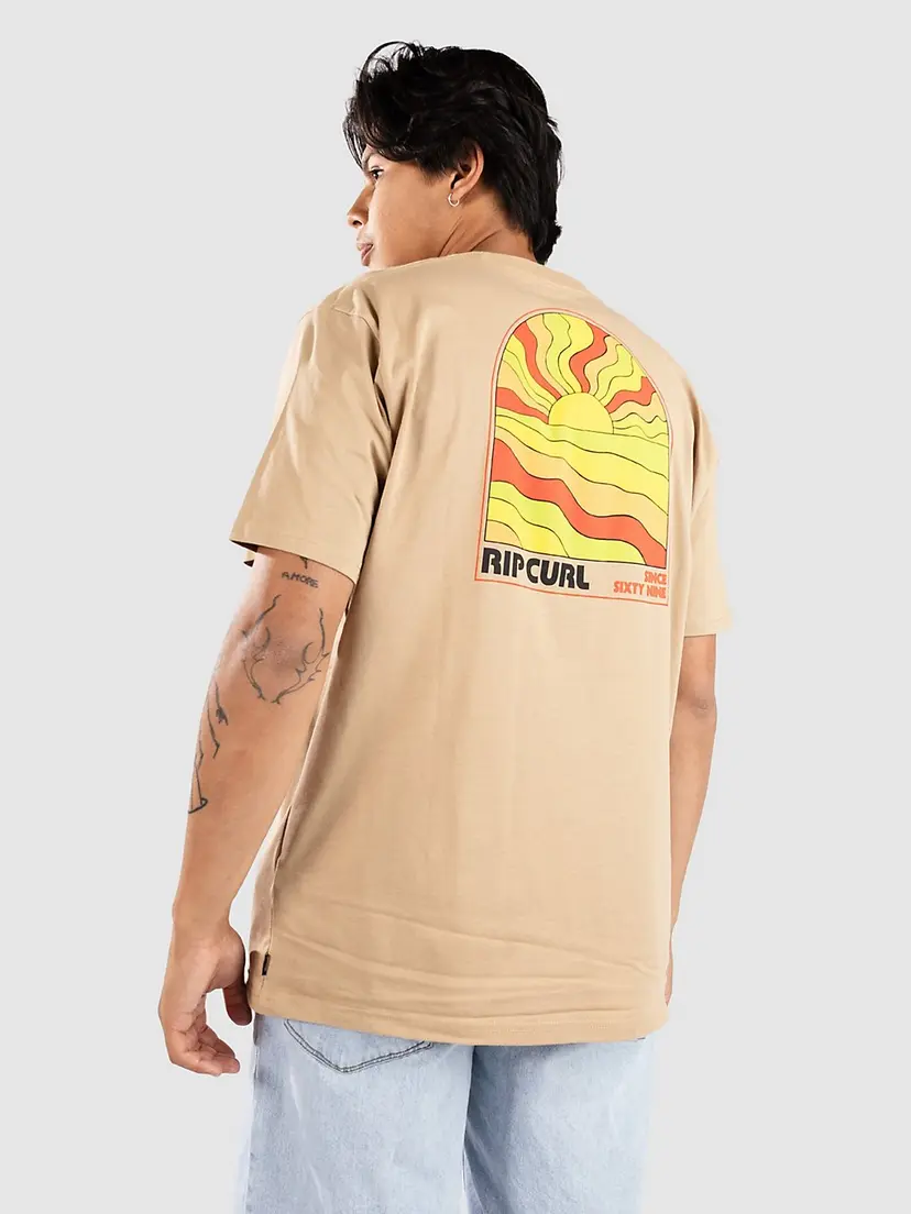 Rip Curl Rip Curl Surf Revival Sunsets T-skjorte brun
