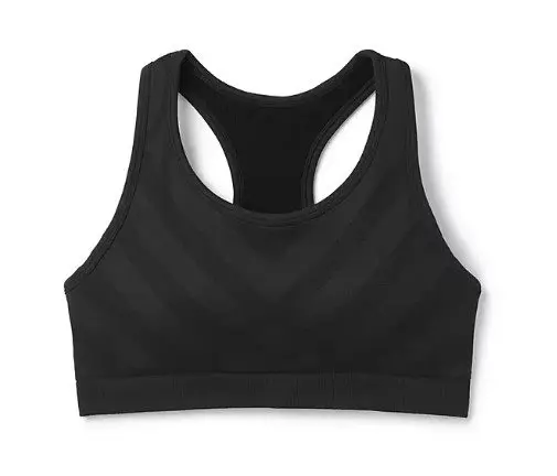 SmartWool Smartwool Merino Sport Seamless Racerback Bra Black
