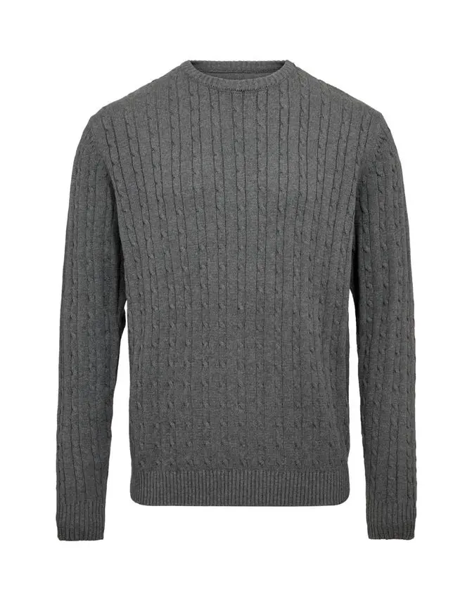 Garant Casual Cable o-neck knit regular fit
