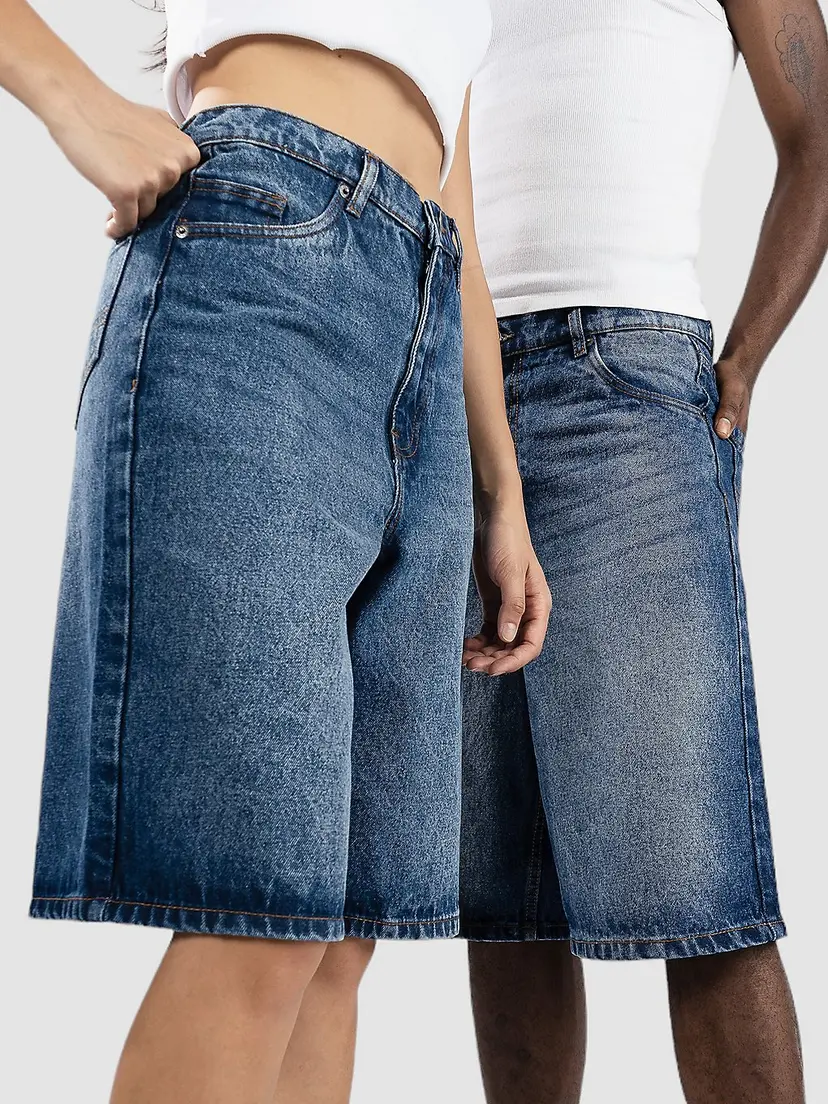 Urban Classics Urban Classics 90'S Heavy Denim Shorts blå