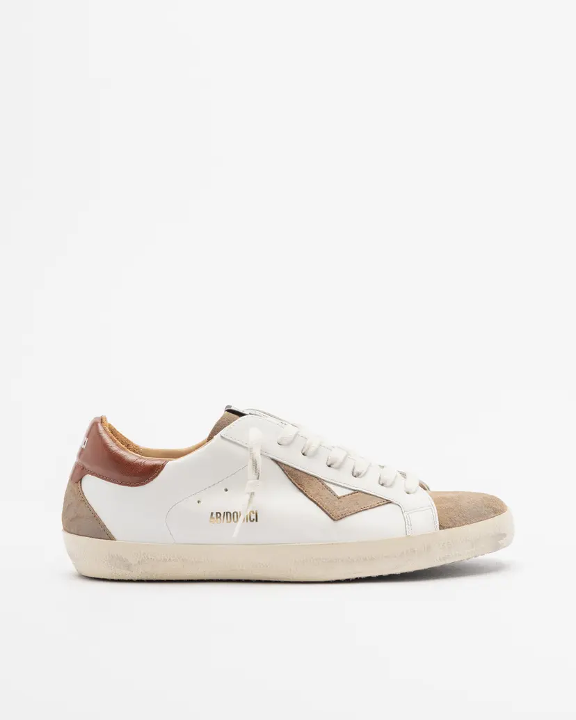 4B12 4B12 SUPRIME U210 Camel White sneakers