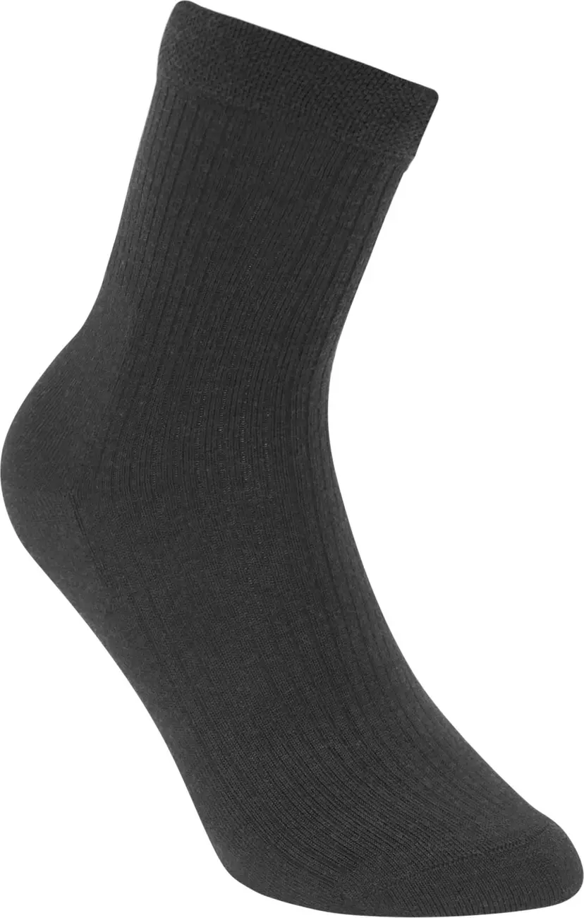 Urberg Urberg Unisex Merino Wool Ribb Sock 2p Black Beauty
