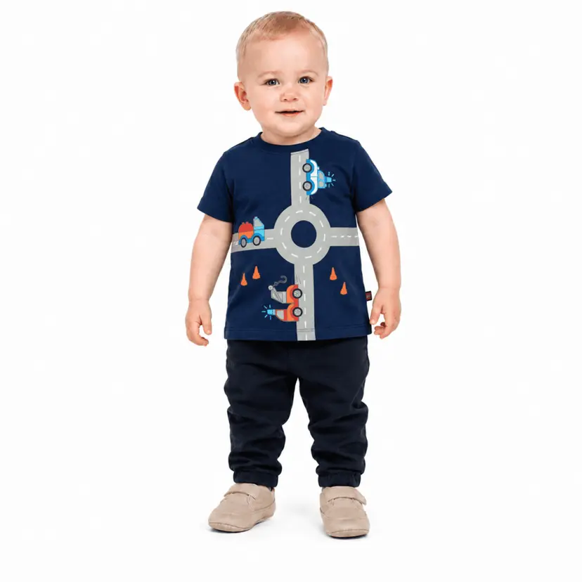 LEGO Kidswear LEGO Duplo kortermet t-skjorte, Mørke blå