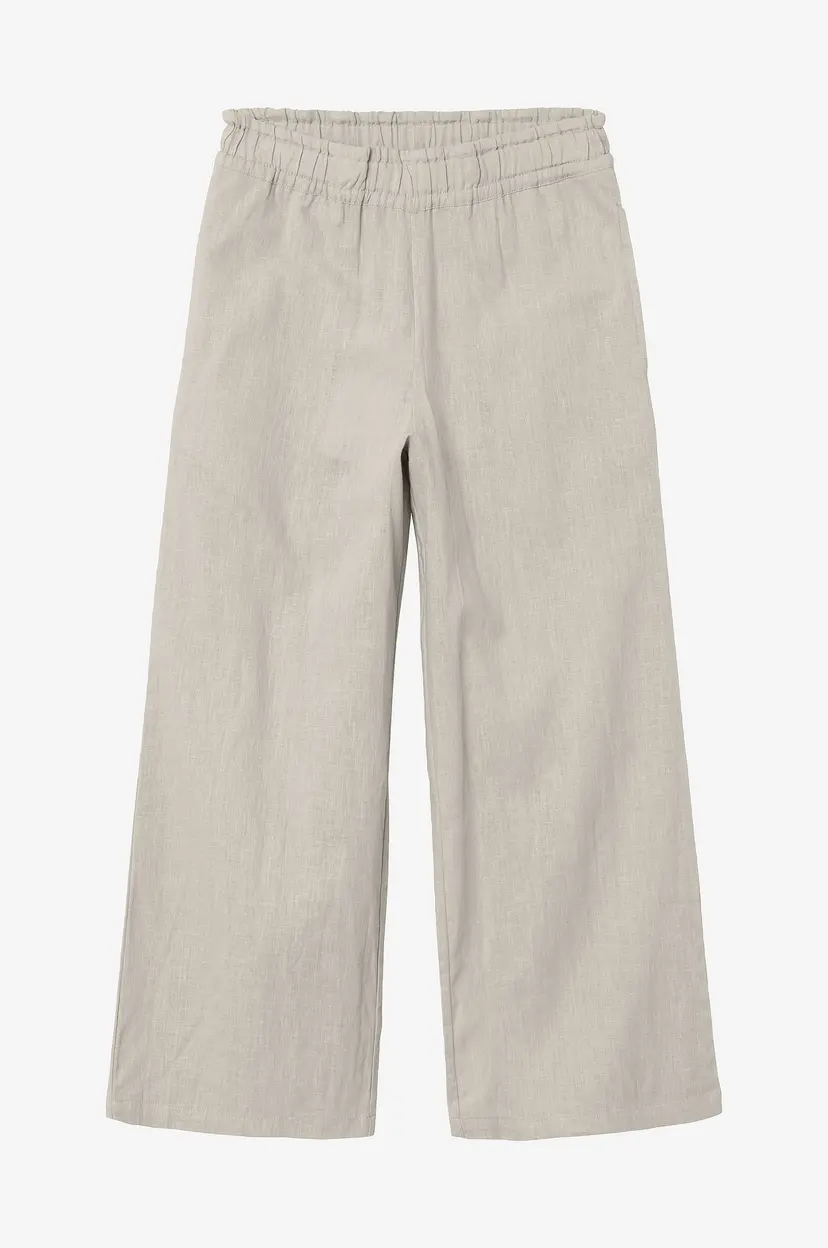 NAME IT Bukser nkfFalinnen Wide Pant - Beige