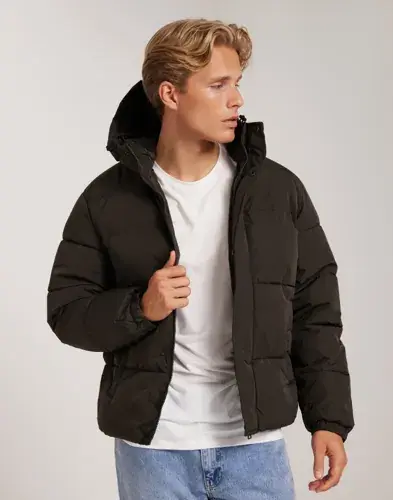 Jack & Jones Jack & Jones Jjebradley Puffer Hood Sn Puffer jackets Brun