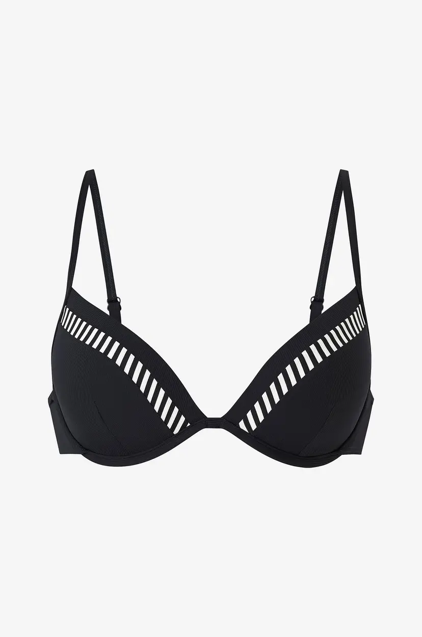 Esprit Bikini-BH Bondi Beach Padded Plunge - Svart