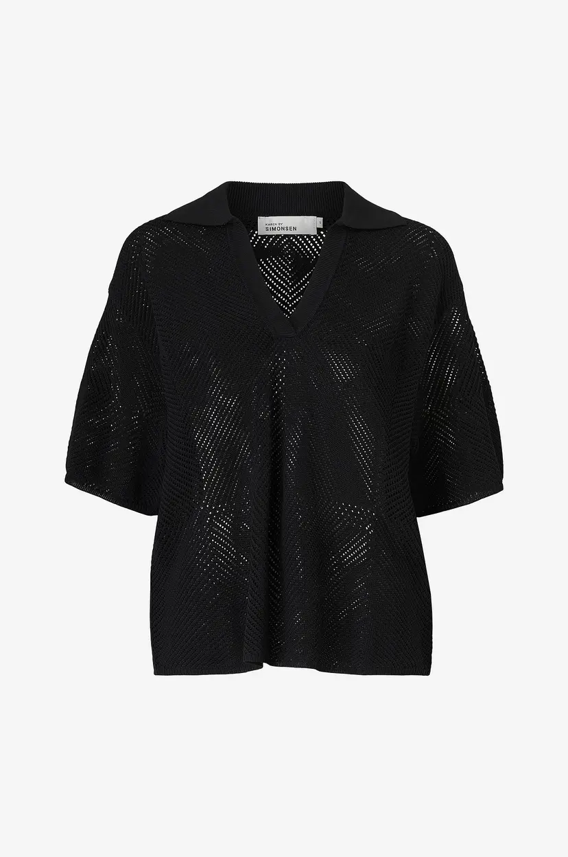 Karen By Simonsen Topp kbUpala Polo - Svart