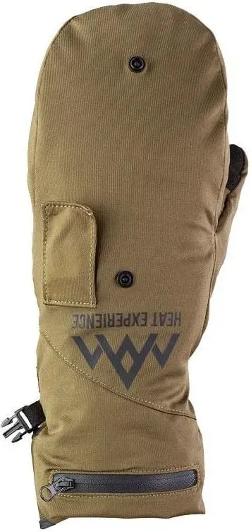 HeatX HeatX Heated Hunt Pullover Mittens Green/Black Unisex