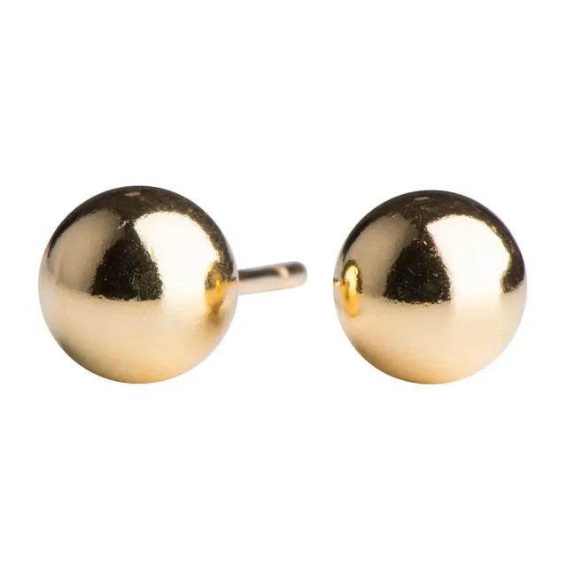 Nordahl Nordahl-Forgyldt kugle øreringe 6mm - 30252565900