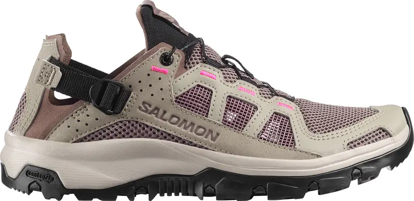 Salomon Salomon Women's Techamphibian 5 Silver Sage/Iron/Knockout Pink
