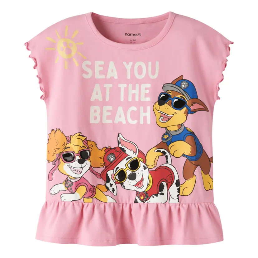 NAME IT Name It - T-skjorte Paw Patrol Mina Pink Drink