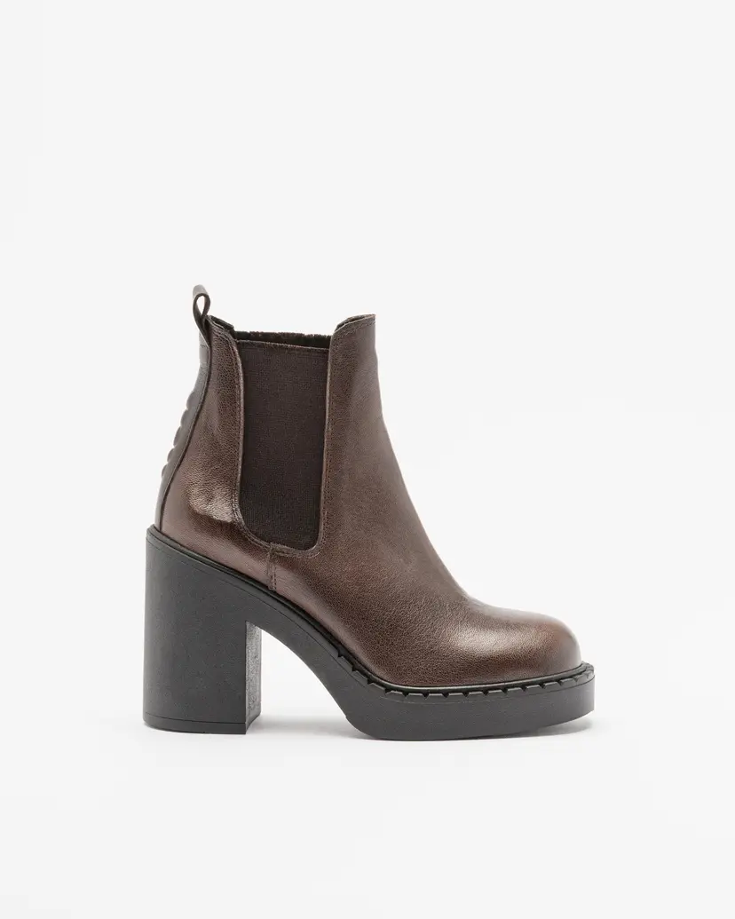 Dropp Dropp PF507 Brown Chelsea Ankle boots