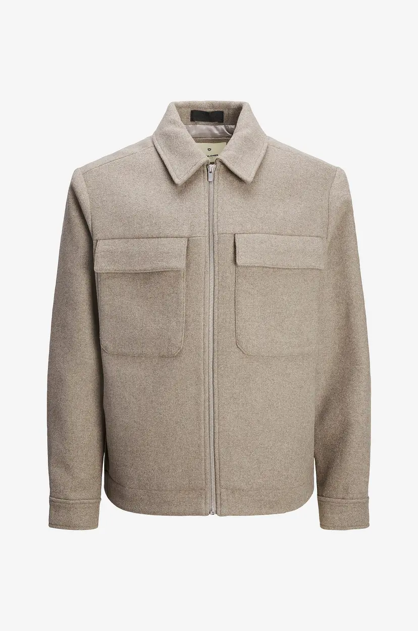 Jack & Jones Jakke jprBlurussel Wool Blend Jacket SN - Grå