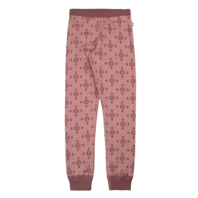 Joha Joha - Longs Ull og Bomull Jr Snowflake - Rose