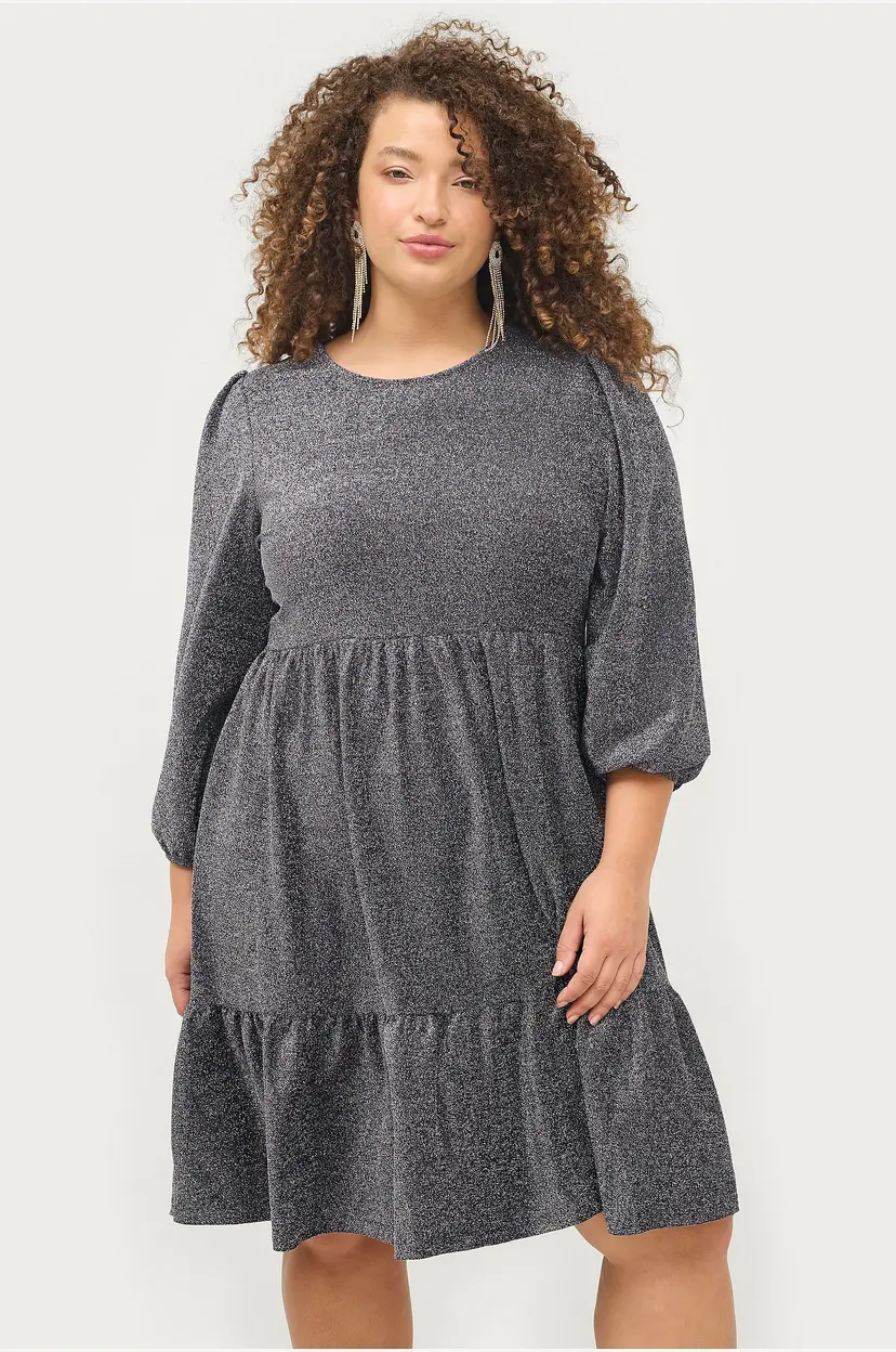 Ellos Plus collection Kjole Rita - Svart