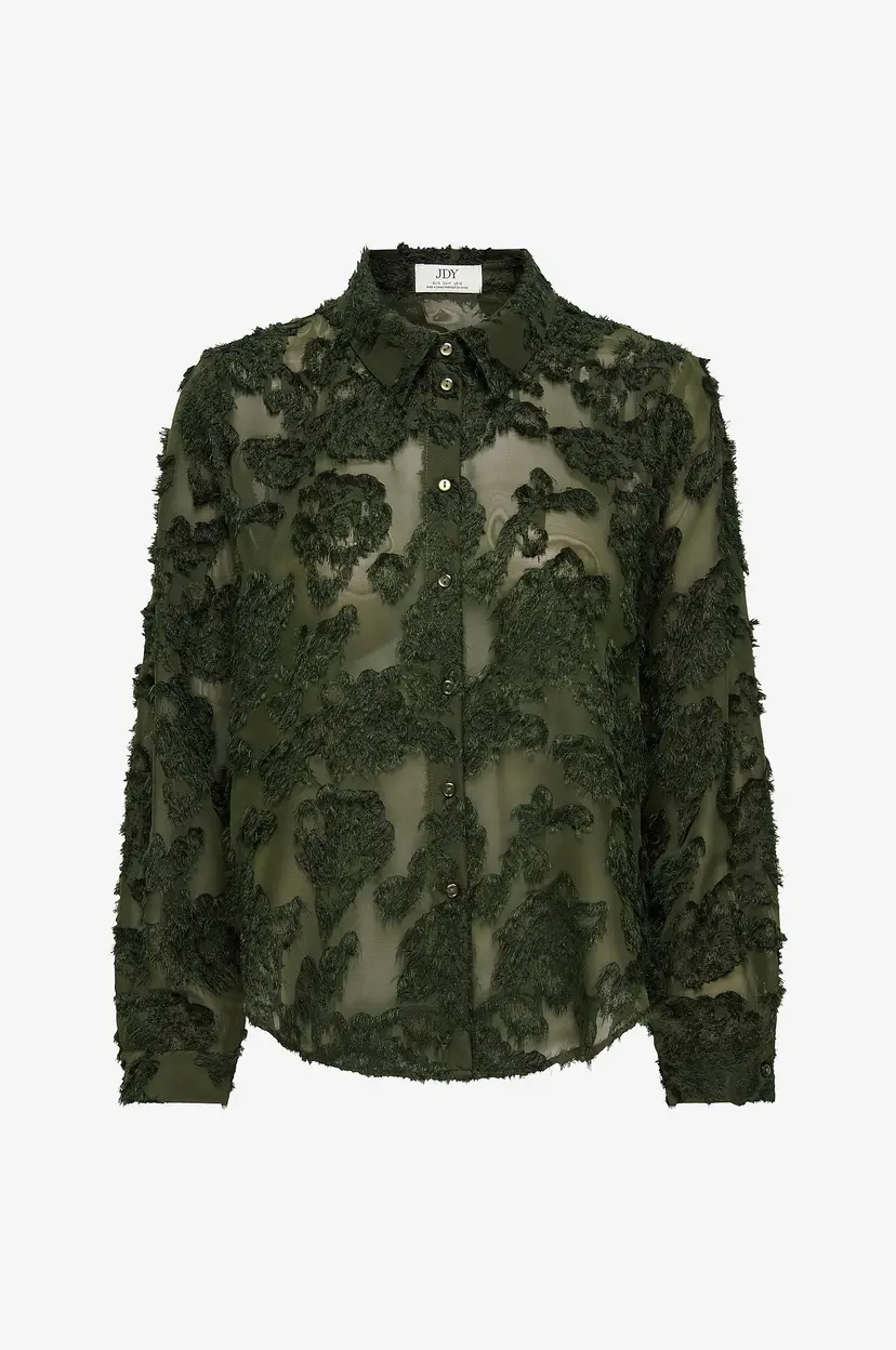 JDY Skjorte Jdymaia L/S Shirt Wvn - Grønn
