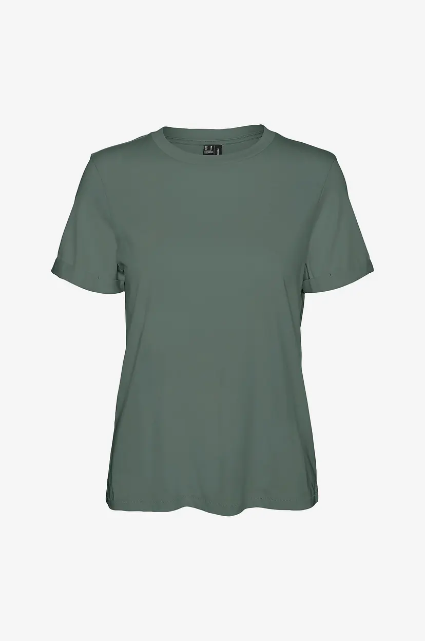 Vero Moda Topp vmPaula S/S T-shirt - Grønn