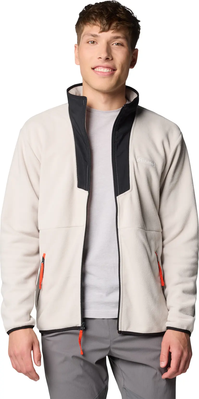 Columbia Columbia Men's Sequoia Grove Full Zip Fleece Dark Stone, Black, Spicy Pulls